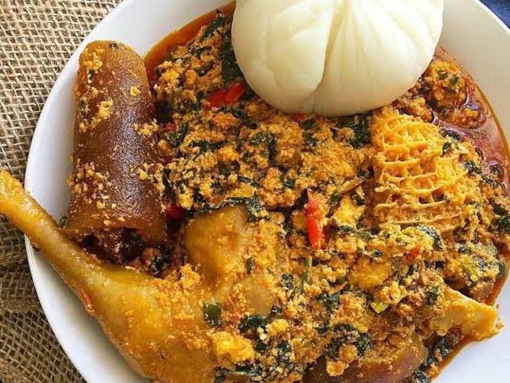 Egusi Soup & Pounded Yam